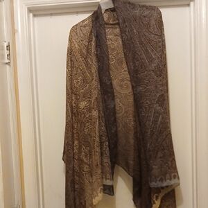 Elegant Paisley Women wrap or scarf 55 inches long